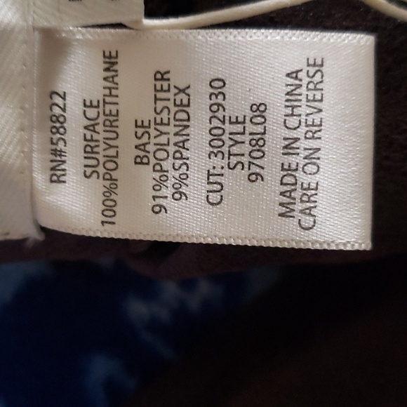 MAX STUDIO faux-leather leggings - Picture 4 of 9